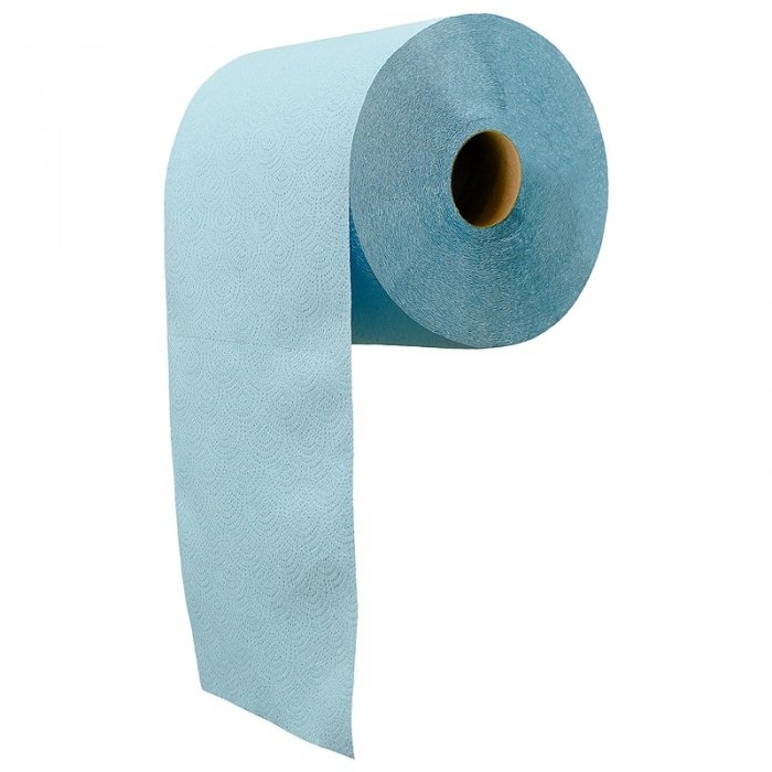 Rola Hartie Industriala Lungime 150 m, Straturi 1, Utilizare Industriala, Culoare Albastru-Consumabile Hartie