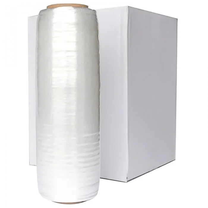 Folie Stretch Pretensionata Uz Manual Lungime 600 m, Latime 420 mm, Grosime 7 my, Greutate 1.6 kg, Culoare Transparent, Buc /...