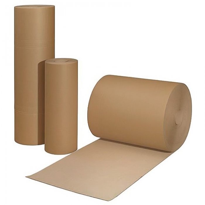 Rola Hartie Testliner Lungime 30 m, Latime 700 mm, Gramaj 125 gr/mp, Greutate 2.6 kg/rola, Culoare Maro, Tip Carton T3-Role D...