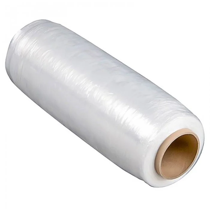 Folie Stretch Pretensionata Uz Manual Lungime 600 m, Latime 420 mm, Grosime 7 my, Greutate 1.6 kg, Culoare Transparent, Buc /...