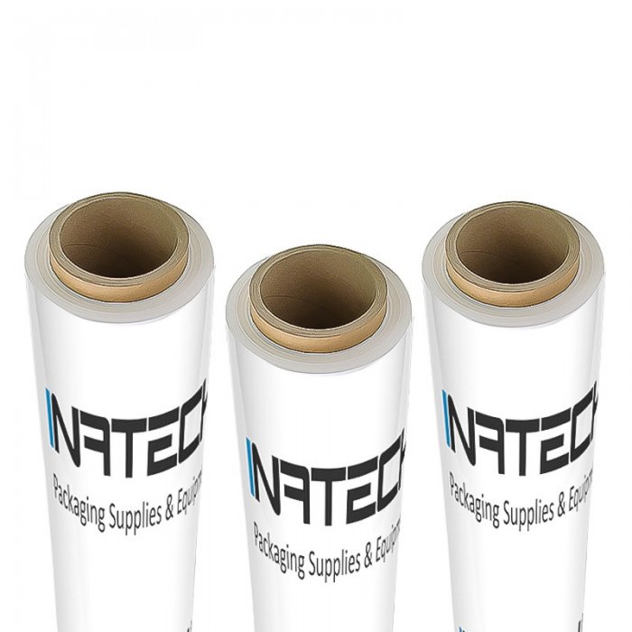 Folie Stretch Uz Manual Personalizata Latime 500 mm, Numar Culori 1/2, Grosime 23 my, Greutate 1.6 kg, Greutate Tub 0.3 kg, B...