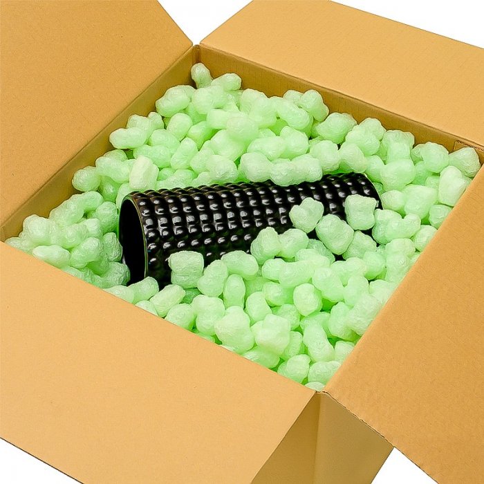 Fulgi Biodegradabili Ambalare Cutie 100 Litri, Material Amidon, Apa, PVA, Culoare Verde-Materiale Pentru Umplerea Golului Din...