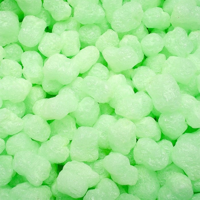 Fulgi Biodegradabili Ambalare Cutie 100 Litri, Material Amidon, Apa, PVA, Culoare Verde-Materiale Pentru Umplerea Golului Din...