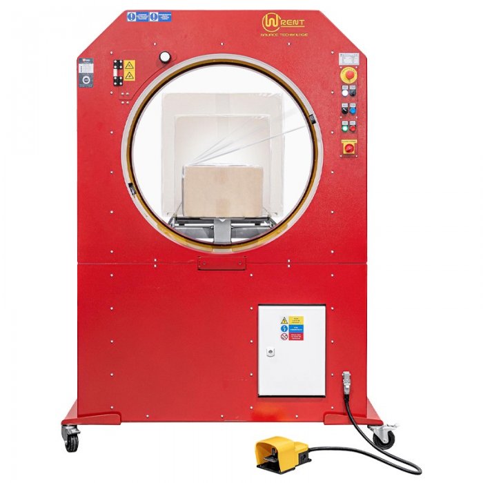 Masina De Ambalat Automata Pentru Colete Mari Lungime 800 mm, Latime 1400 mm, Inaltime 2100 mm, Putere 700 W, Dimensiune Max ...