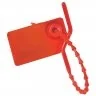 Sigilii De Securitate Lungime 155 mm, Dimensiuni 35x20 mm, Forta de Rupere 15 Kg, Culoare Rosu, Buc / Pachet 5-Accesorii Depozit