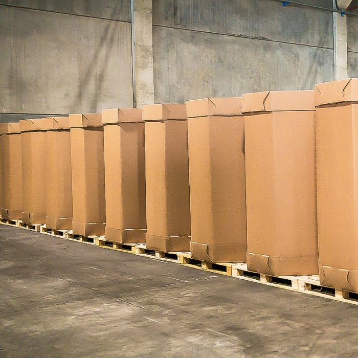 Octabin Din Carton Ondulat Tip VII, 1200 x 800 mm-Cutii Hexagonale Din Carton