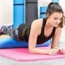 Rola De Spuma Pentru Pilates Lungime 900 mm, Diametru 150 mm, Culoare Albastru-Sport Si Agrement