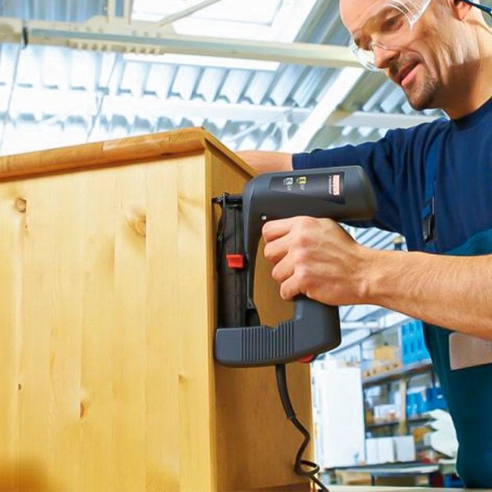 Capsator Electric J-165 Panel Functionare Electrica, Denumire Capsator J-165 Panel, Utilizare Capse C, Cuie E, Greutate 1.64 ...