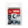 Capse Zincate Tip C 23 mm Denumire Capse Tip C, Latime 6.1 mm, Ambalare 1100 Buc/Blister, Inaltime 23 mm, Grosime 1.1 mm-Caps...