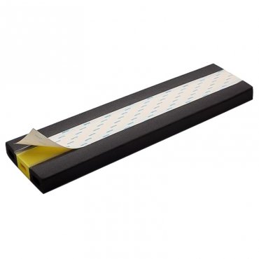 Hablap a ajtók védelméhez, hosszúság 500 mm, szélesség 125 mm, vastagság 30 mm, fekete / sárga, 48 db / csomag