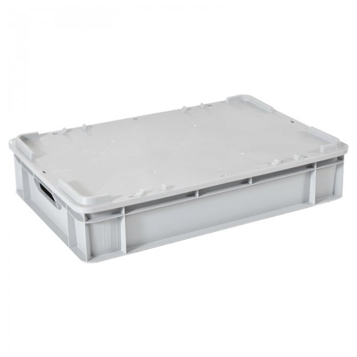 Capac Pentru Euro Container, 600 x 400 x 30 mm Dimensiuni 600x400x30 mm, Material PP Natur, Compatibil Lada Plastic, Culoare ...