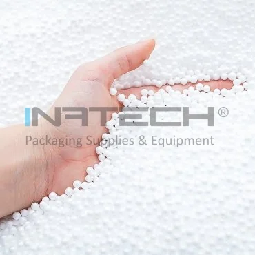 Perle Din Polistiren Ambalare Sac 100 Litri, Material Polistiren Expandat, Culoare Alb