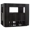 Lada Transport 12 Sticle Dimensiune Exterioara 400 x 300 x 340 mm, Material PP Reciclat, Greutate 1.6 kg, Culoare Negru-Lazi ...