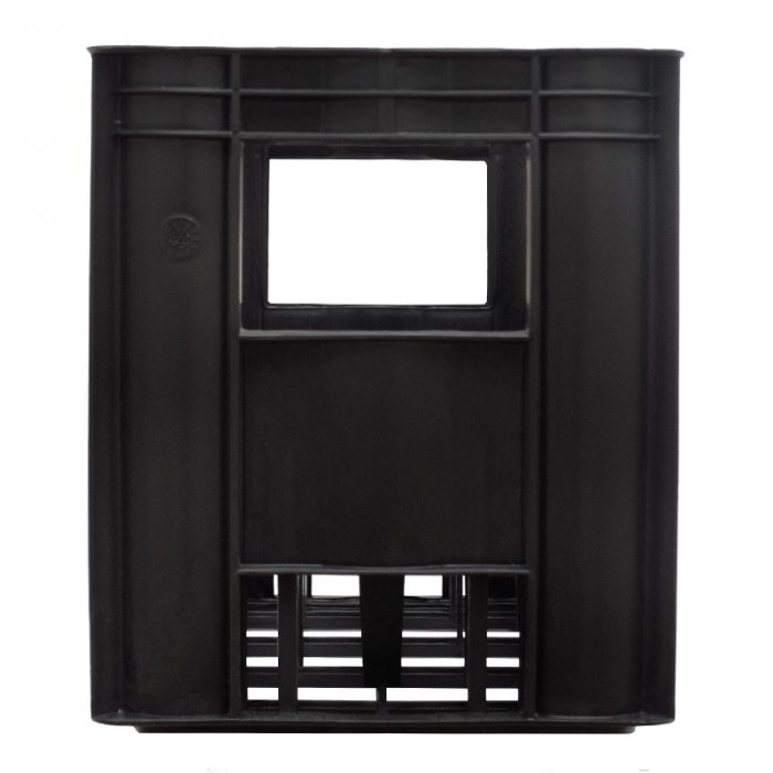 Lada Transport 12 Sticle Dimensiune Exterioara 400 x 300 x 340 mm, Material PP Reciclat, Greutate 1.6 kg, Culoare Negru-Lazi ...