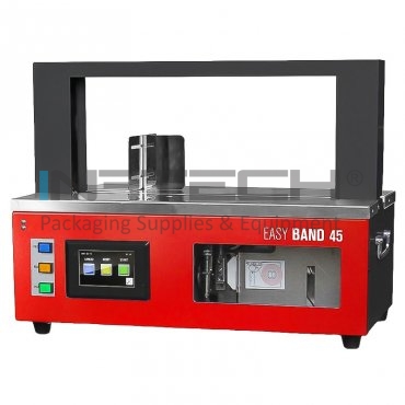 Masina De Legat Cu Banda Kraft, BOPP Easy Band 45 Viteza de Sigilare 25 cicluri/min, Latime Banda 29 mm, Tip Banda Kraft, PE, BOPP, Alimentare 230 V - 50/60 Hz, Dimensiune Max Cutie (mm) 460 x 200 mm