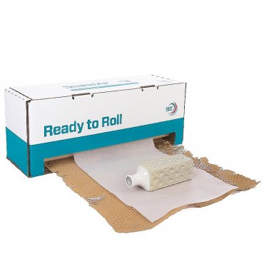 QuikWrap® Nano méhsejt- és selyempapír-adagoló, dobozméret 600 x 200 x 228 mm, tekercsszélesség 500 mm, tekercshossz 105 m, grammatúra 80 + 20 g/m², tömeg 5 kg