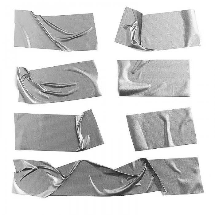 Banda Adeziva Duct Tape Silver Lungime 25 m, Adeziv Hot Melt, Latime Rola 48 mm, Culoare Argintiu-Benzi Adezive Uz Industrial