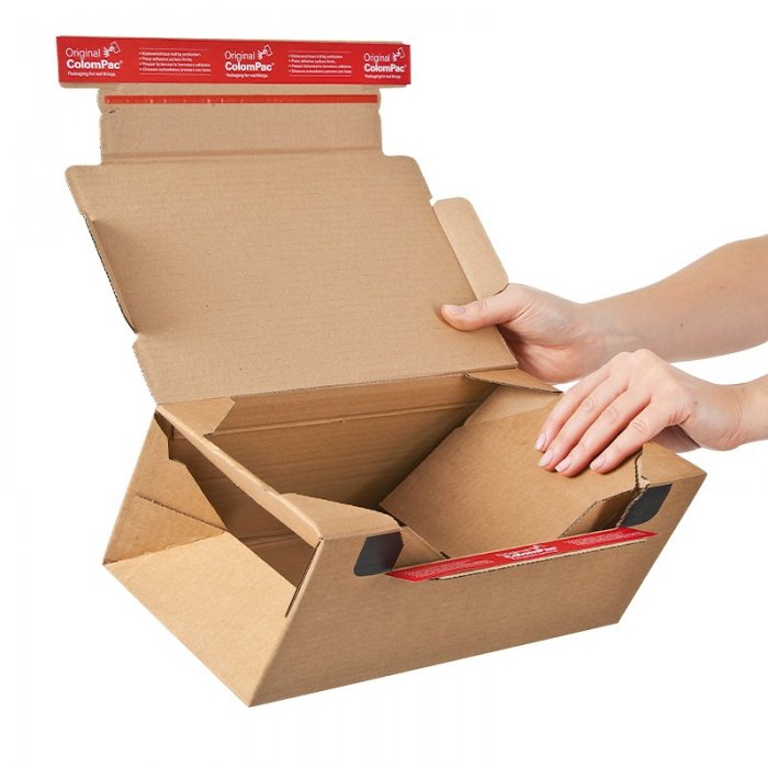 Cutii Autoformare Si Autosigilare Returnabile ColomPac ®-Cutii Cu Autoformare