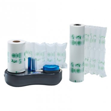 AirBoy Nano4 légpárnás csomagolórendszer, hosszúság 430 mm, szélesség 190 mm, magasság 195 mm, tömeg 2,6 kg, tápellátás 220 V, sebesség 4–10 m/perc