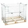 Boxpaleti Metalici Cu Fixare Pe Europalet 1200 x 800 x 1000 mm Lungime 1200 mm, Latime 800 mm, Inaltime 1000 mm, Greutate 31 ...
