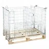 Boxpaleti Metalici Cu Fixare Pe Europalet 1200 x 800 x 1000 mm Lungime 1200 mm, Latime 800 mm, Inaltime 1000 mm, Greutate 31 ...