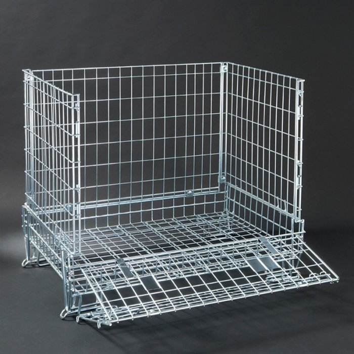 Boxpaleti Metalici Cu Picioare 1200 x 800 x 1000 mm Lungime 1200 mm, Latime 800 mm, Inaltime 1000 mm, Greutate 54 kg, Stivuib...