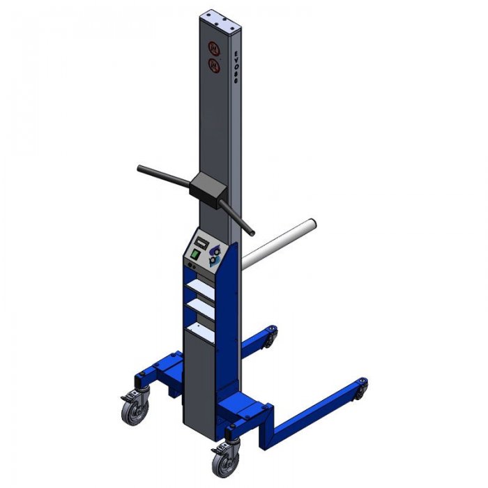 Elevator Mobil Cu Suport Tub Pentru Bobine 455 mm, Ø 42.4 mm-Echipamente De Ridicat Si Manipulat