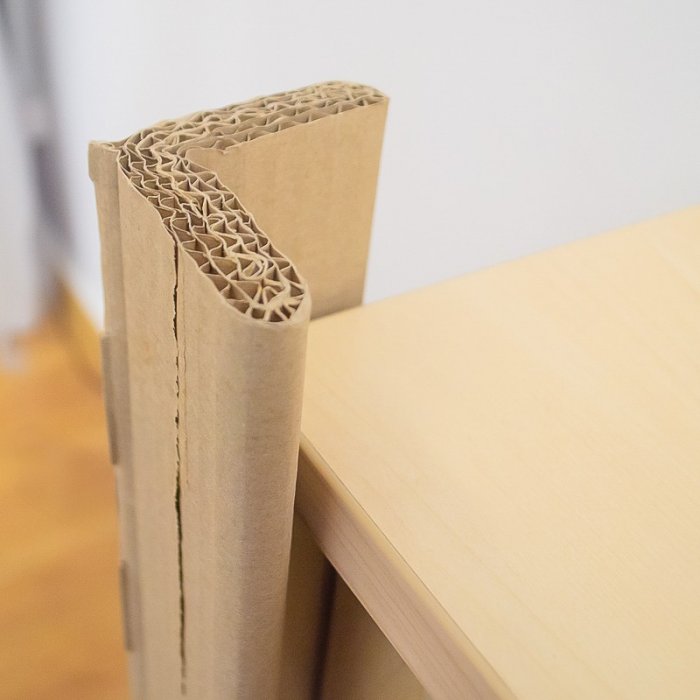 Coltar Carton Profil L 50 x 1200 mm Lungime 1200 mm, Laturi 50 x 50 mm, Reutilizabil DA-Coltare Carton