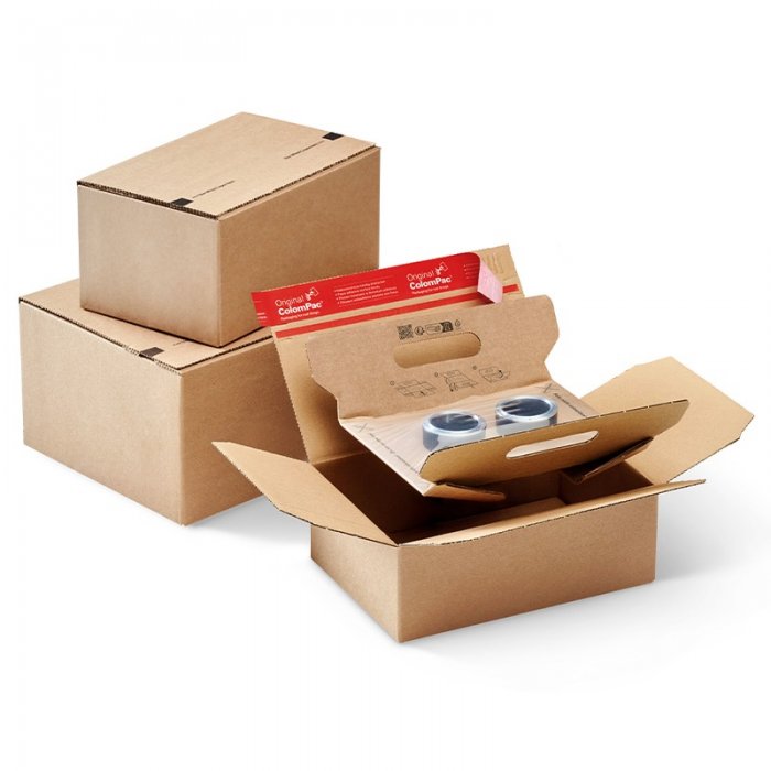 Cutie Din Carton Cu Folie De Retentie ColomPac®, 260 x 220 x 130 mm Dimensiune Interioara 260 x 220 x 130 mm, Dimensiune Exte...