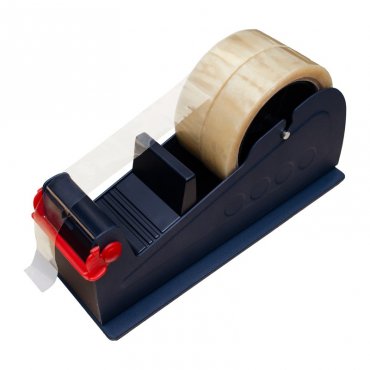 Irodai ragasztószalag-adagoló, 1 db 50 mm-es / 2 db 25 mm-es tekercshez, szalagszélesség 2 x 25 / 1 x 50 mm, kézi használat, a szalag maximális hossza 132 m, fém, tömeg: 1,4 kg