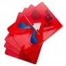 Indicator Monitorizare Inclinare 80 grade Latime 70 mm, Inaltime 95 mm, Culoare Rosu-Folie Stretch, Legare Si Paletizare