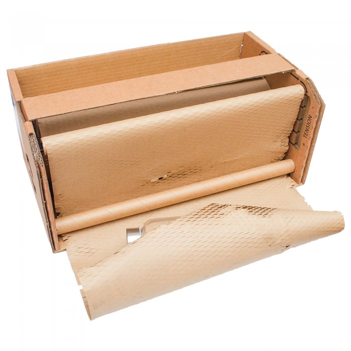 Dispenser Hartie Kraft Honeycomb 70 g Lungime 100/170M m, Latime 400 mm, Culoare Natur, Gramaj 70 gr-Hartie Pentru Ambalare