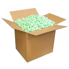 Fulgi Din Polistiren Ambalare Cutie 100 Litri, Material Polistiren Expandat, Culoare Verde-Materiale Pentru Umplerea Golului ...