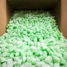 Fulgi Din Polistiren Ambalare Cutie 100 Litri, Material Polistiren Expandat, Culoare Verde-Materiale Pentru Umplerea Golului ...
