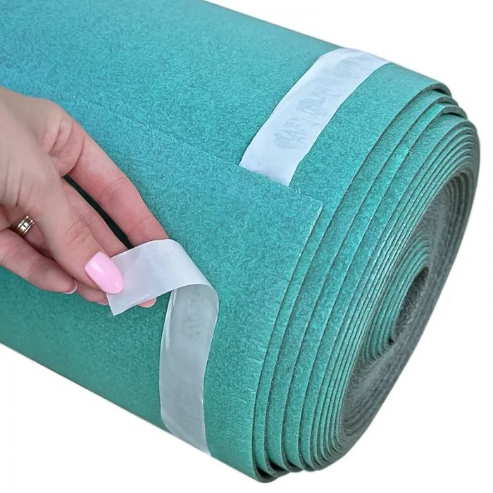 Folie Izolatie Parchet V-TECH Lungime 12 m, Latime 1000 mm, Grosime 3 mm, Culoare Verde-Folie Si Placa Polietilena Expandata PEE