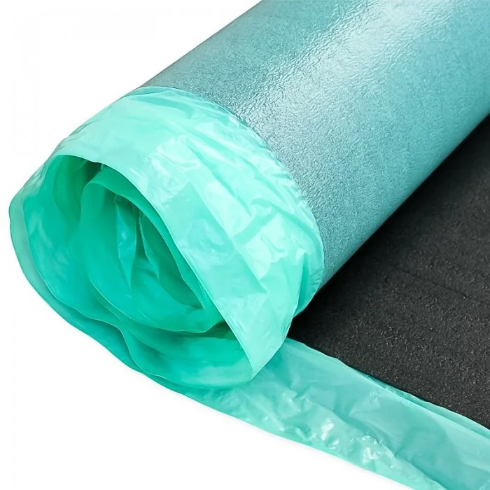 Folie Izolatie Parchet V-TECH Lungime 12 m, Latime 1000 mm, Grosime 3 mm, Culoare Verde-Folie Si Placa Polietilena Expandata PEE