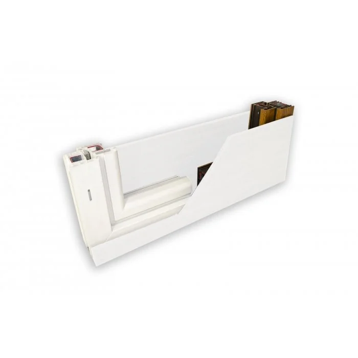 Profil Protectie Tamplarie Lungime 700 mm, Latime 110 mm, Inaltime 230 mm, Grosime 10 mm, Culoare Alb, Buc / Pachet 30-Poliet...