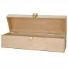 Cutie Din Lemn Pentru 1 Sticla De Vin Lungime 335 mm, Latime 95 mm, Inaltime 95 mm, Capac Cu balamale, Material Lemn, Culoare...