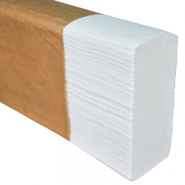 Hajtogatott papírtörlő, fehér, Z-Fold, 5 db/csomag, Hosszúság 210 mm, Szélesség 220 mm, Rétegek 2, Anyag cellulóz, Lapok száma darabonként 200, Szín fehér, Db / csomag 5