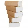 Prosop Hartie Pliat, Alb, V-Fold, 12 buc/pachet Lungime 230 mm, Latime 210 mm, Straturi 2, Material Celuloza, Numar Foi Pe Bu...