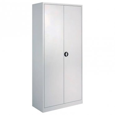 CEHA fémszekrény, szürke, 92 x 42 x 195 cm, szélesség 920 mm, mélység 420 mm, magasság 1950 mm, polcok száma 4, maximális terhelés polconként 45 kg