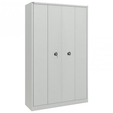 CEHA fémszekrény, szürke, 120 x 42 x 195 cm, szélesség 1200 mm, mélység 420 mm, magasság 1950 mm, polcok száma 4, maximális terhelés polconként 60 kg