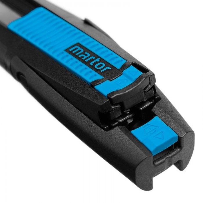 Cutter De Siguranta SECUNORM 380 MARTOR Lungime 170.5 mm, Latime 34 mm, Grosime 20 mm, Lama Metal, Culoare Negru, Suport Plas...