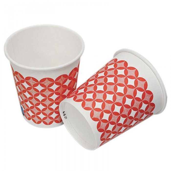 Pahar Carton 8 oz Pentru Bauturi Calde, Imprimare Stea, 50 buc/set Ambalare 50 buc/set, Volum Oz 8, Culoare Imprimare Stea-Pa...