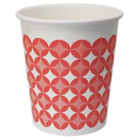 Pahar Carton 8 oz Pentru Bauturi Calde, Imprimare Stea, 50 buc/set Ambalare 50 buc/set, Volum Oz 8, Culoare Imprimare Stea-Pa...