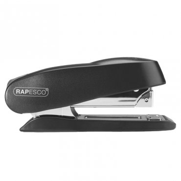 RAPESCO Luna irodai tűzőgép, 50 lap, fekete, 26/6 mm-es, 26/8 mm-es, 24/6 mm-es és 24/8 mm-es kapcsokhoz, Tűzési kapacitás legfeljebb 50 lap, Fekete szín