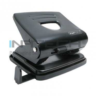 Perforator metalic Rapesco, 25 coli, negru Perforeaza pana la 25 de coli, Numar perforatii 2, Culoare Negru