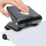 Perforator metalic Rapesco, 25 coli, negru Perforeaza pana la 25 de coli, Numar perforatii 2, Culoare Negru-Perforatoare