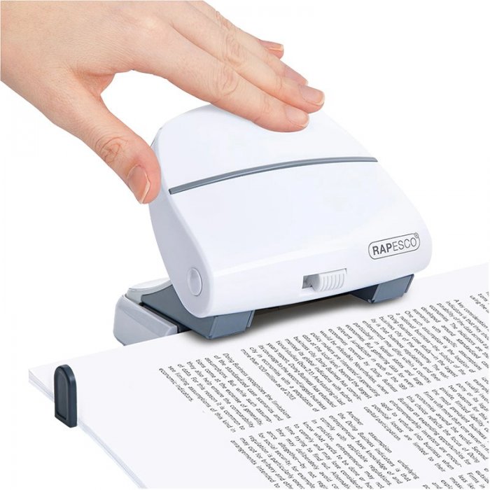Set capsator Rapesco P20 + perforator Rapesco P30 Utilizeaza capse 24/6 mm sau 26/6 mm, Perforeaza pana la 30 de coli, Nr de ...