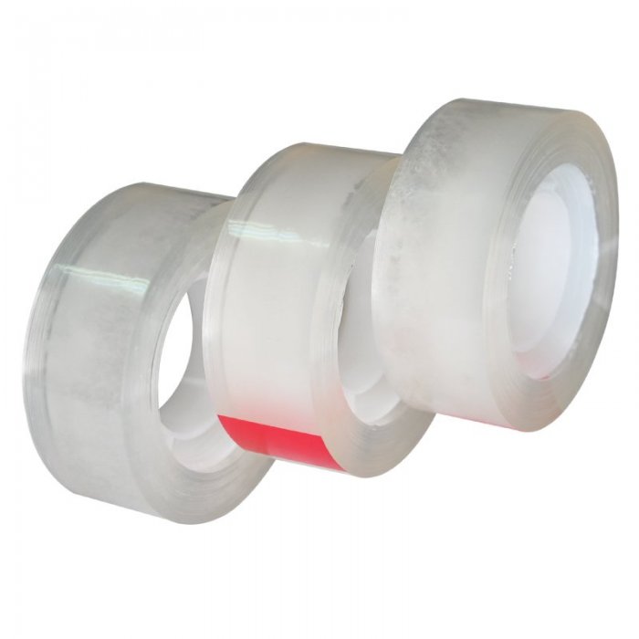 Banda Adeziva Transparenta 19mm x 30m Lungime 30 m, Latime 19 mm, Grosime 36 my, Culoare Transparent, Buc / Pachet 6-Birotica...